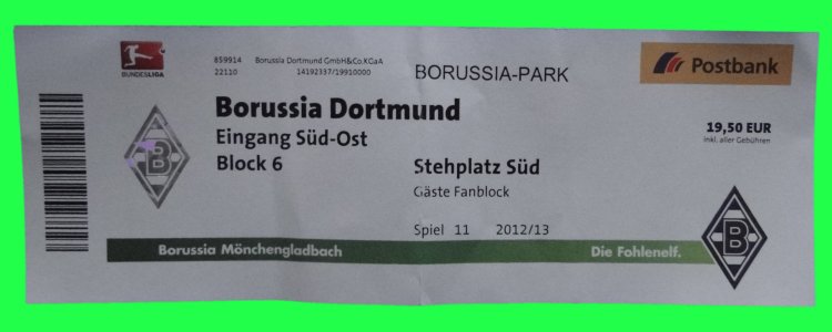Borussia Mönchengladbach Tickets Rückrunde