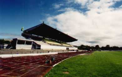 Aspmyra Stadion - Trib&uuml;ne leer