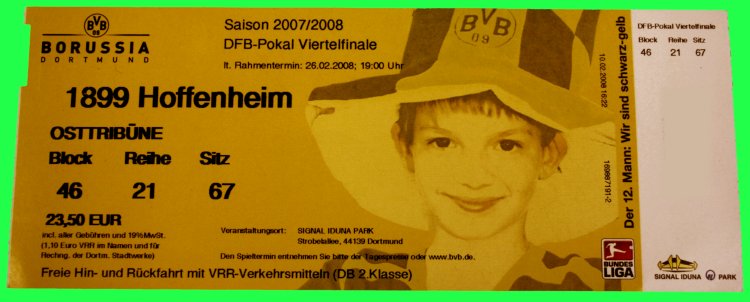 Tickets Bvb Hoffenheim