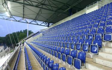 MSV-Arena (Wedau-Stadion) - Blick über die Nordtribüne