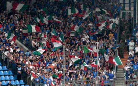 Ruhrstadion - Anhänger Italien
